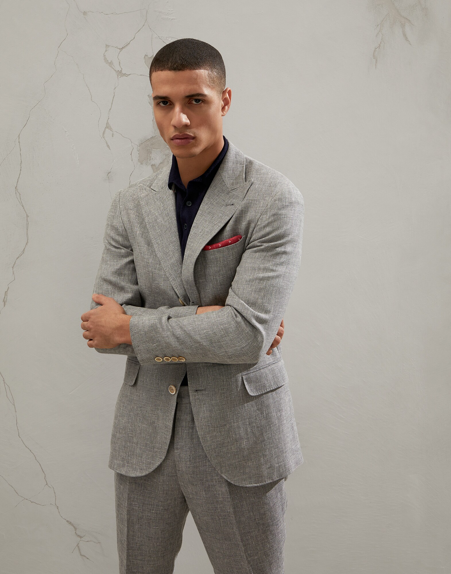 Chaqueta de Botonadura Simple - Front