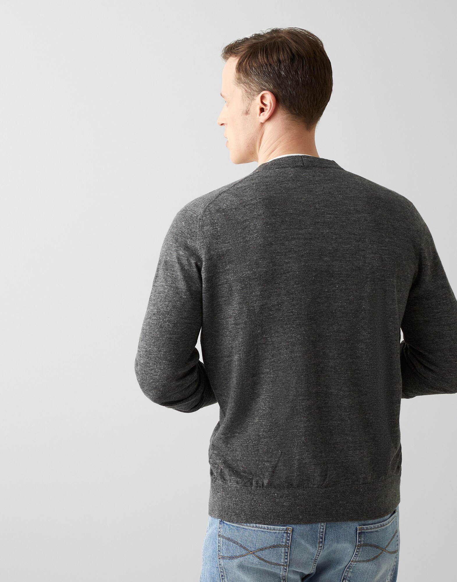Button-front Cardigan - Back view