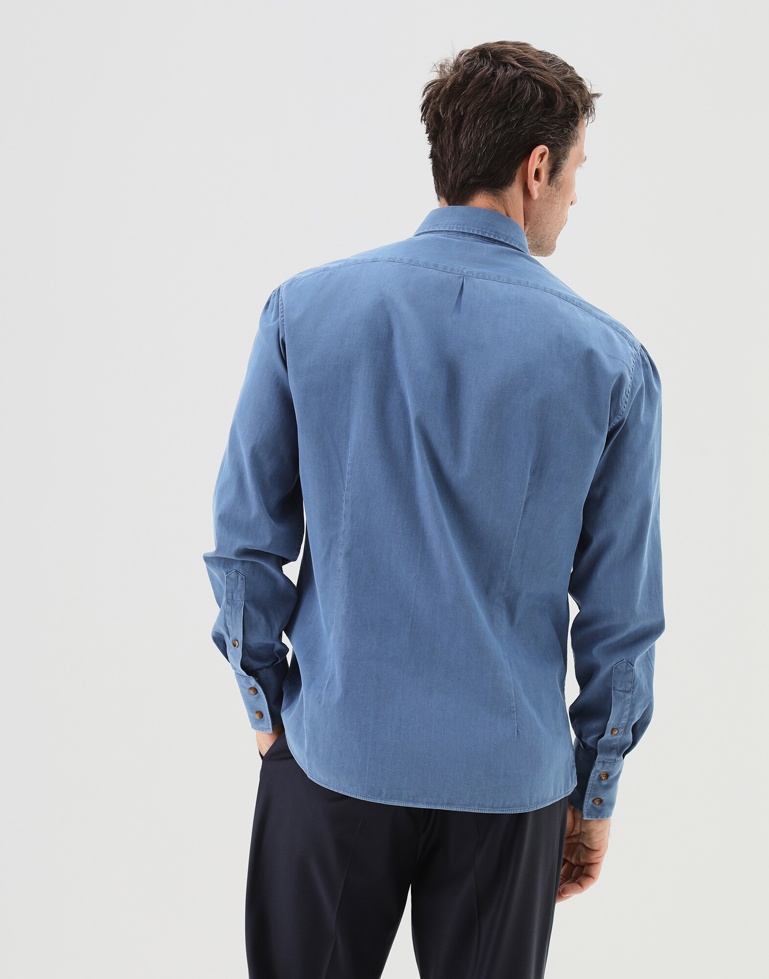 Button-Down-Hemd - Back