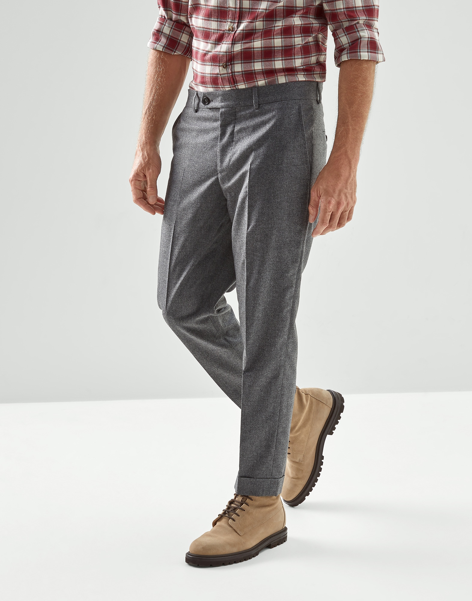 Flannel trousers