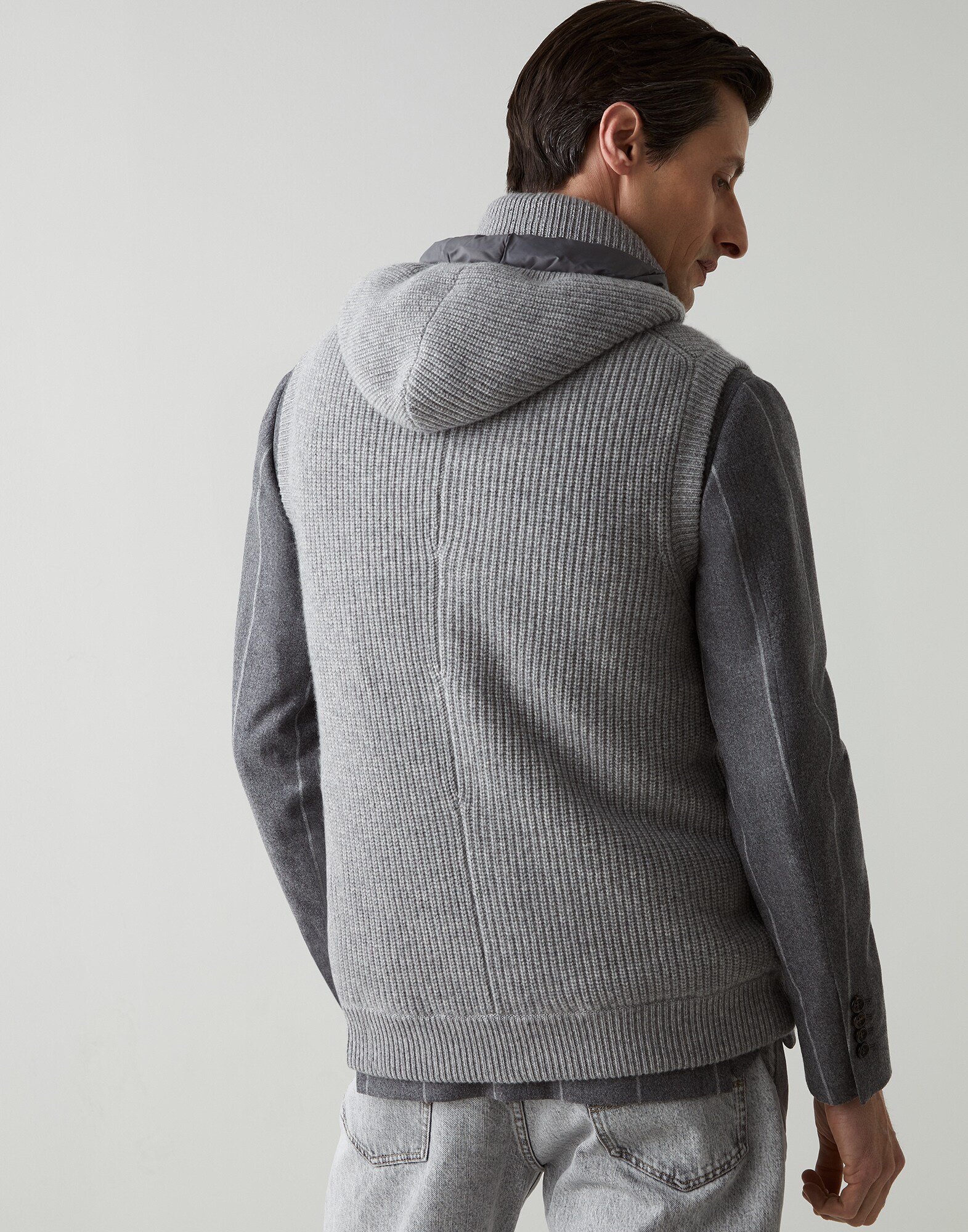 Knit Outerwear - Back view