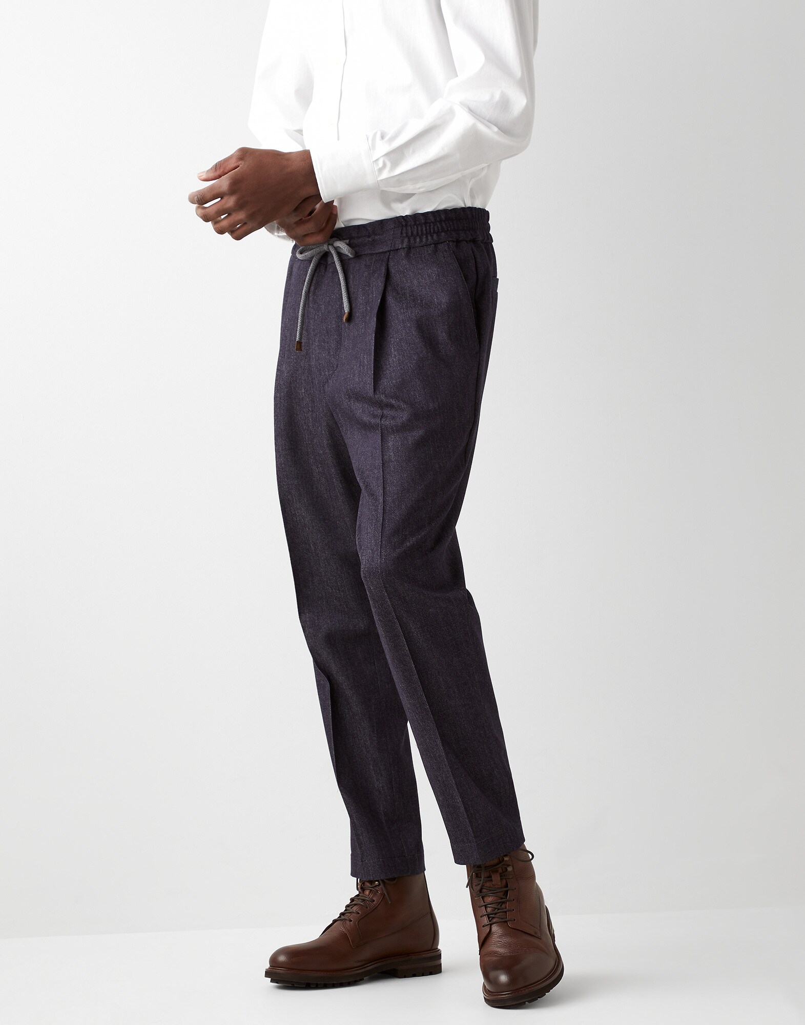 Hose aus leichtem Denim Jeansblau Herren - Brunello Cucinelli