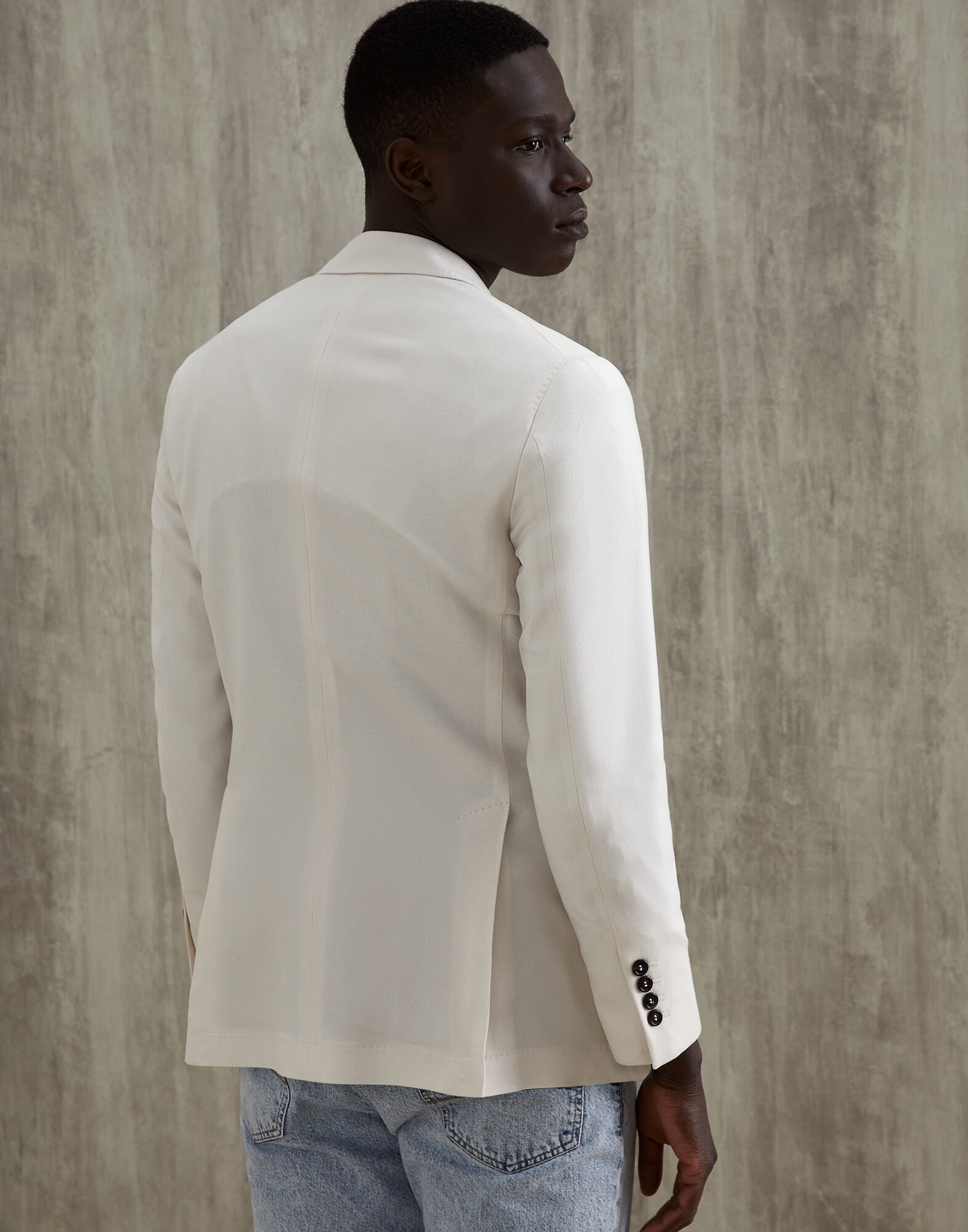 Single Breasted Blazer - Back view