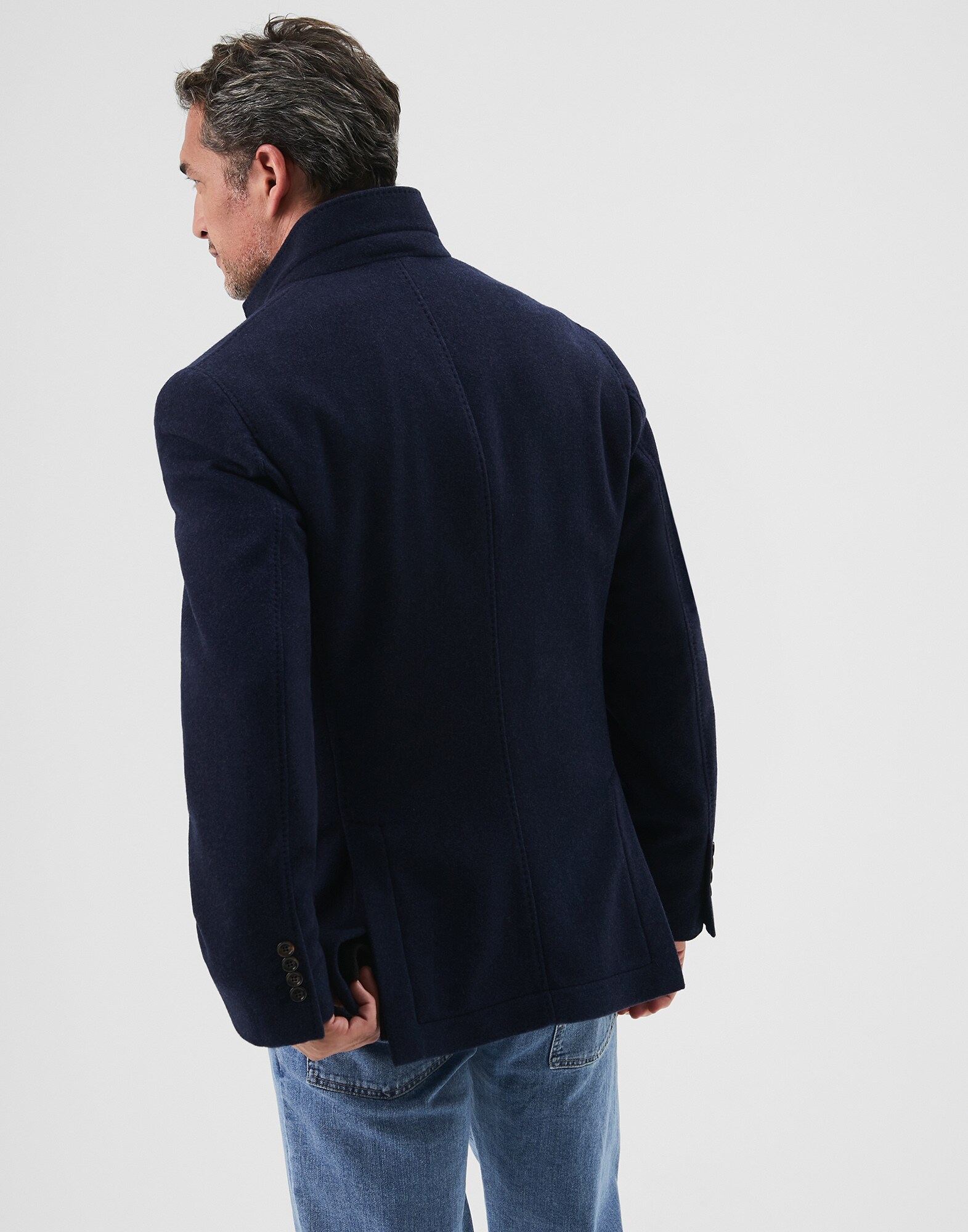 Jacket-style Outerwear Cobalt Man 2 - Brunello Cucinelli