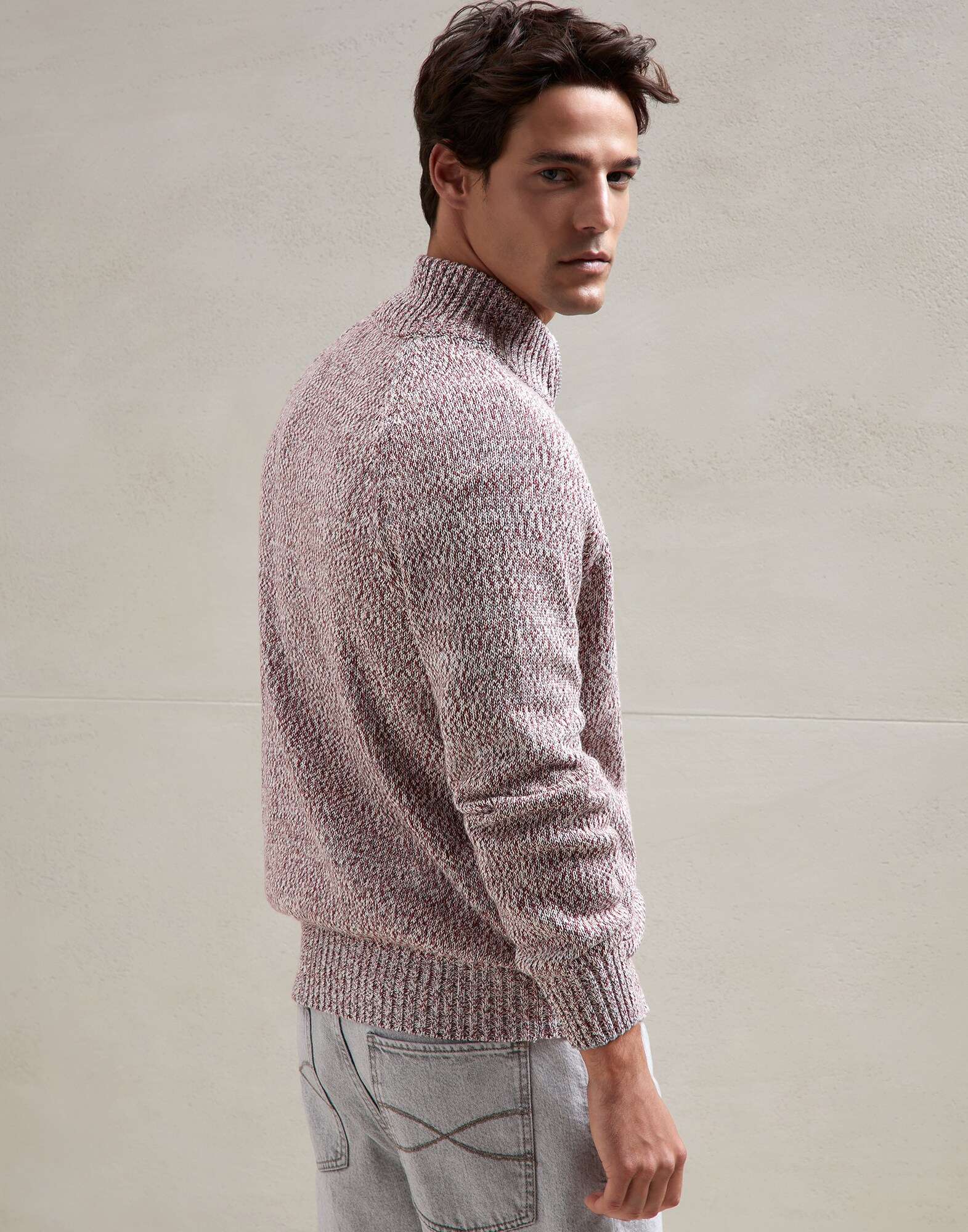 Zip-front Cardigan - Back view