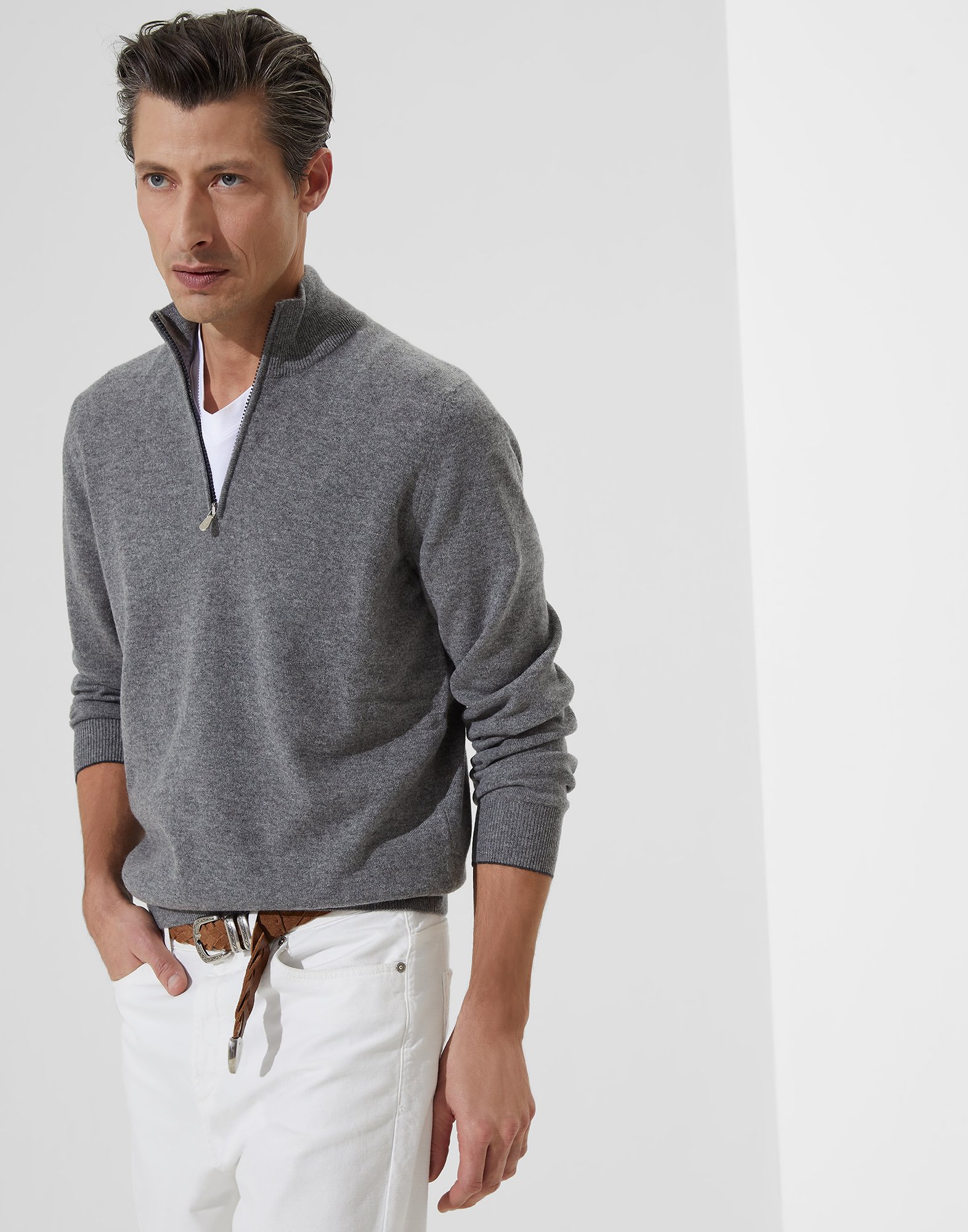 High Neck Sweater - Front