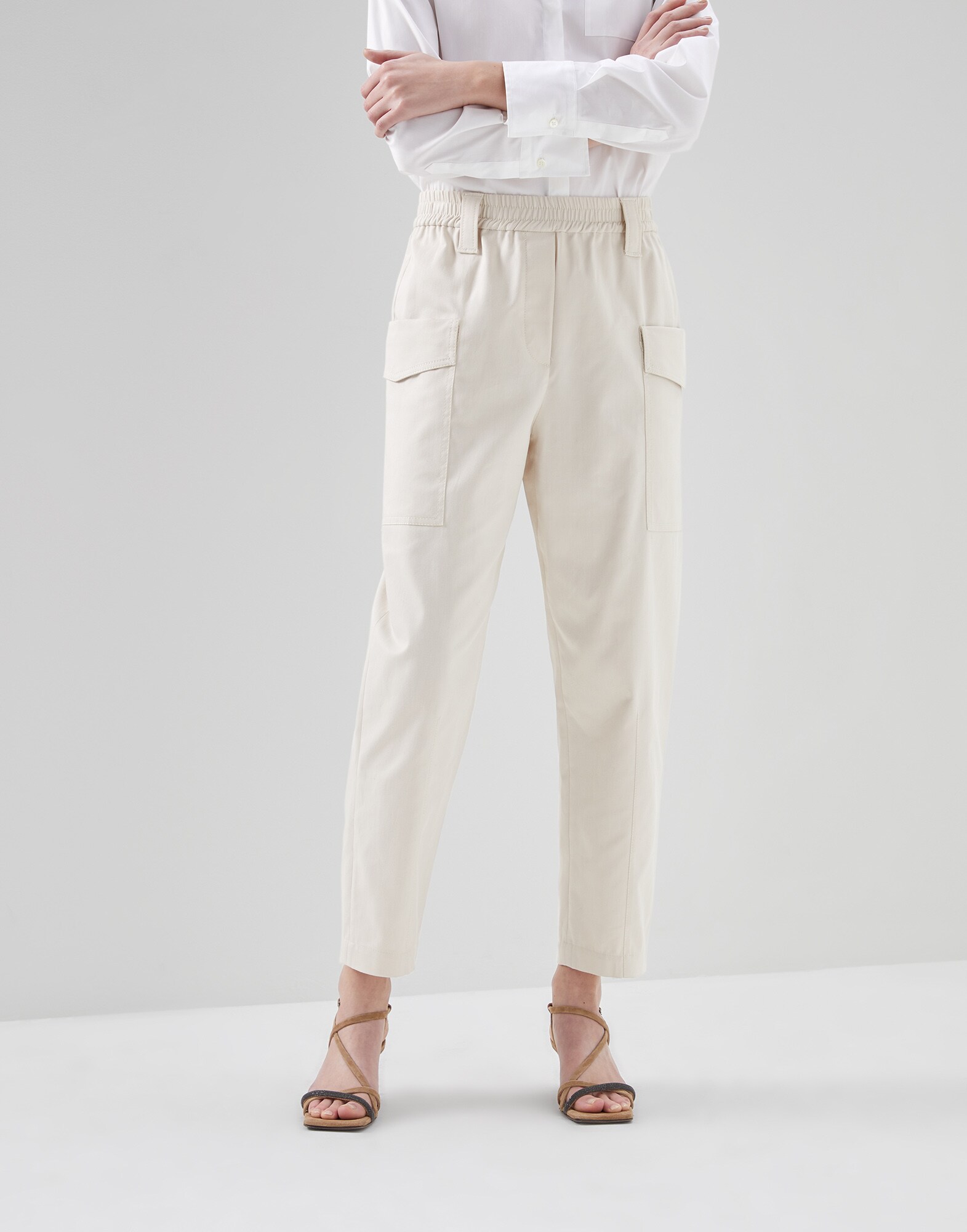 Baggy trousers Butter Woman - Brunello Cucinelli