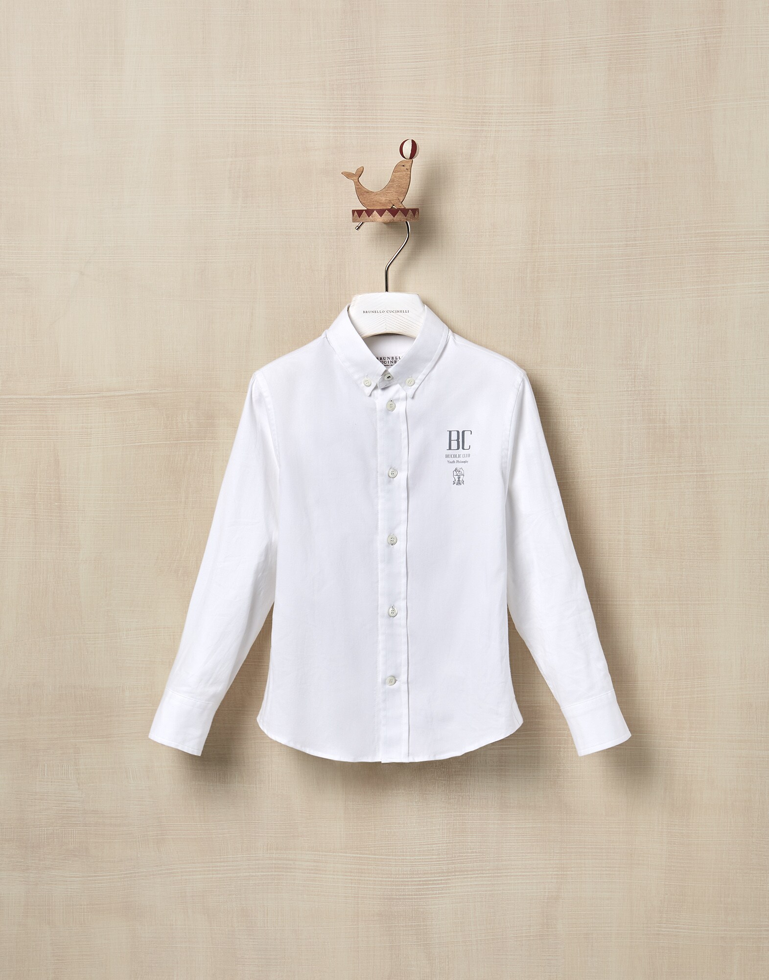 Shirt White Boy 1 - Brunello Cucinelli