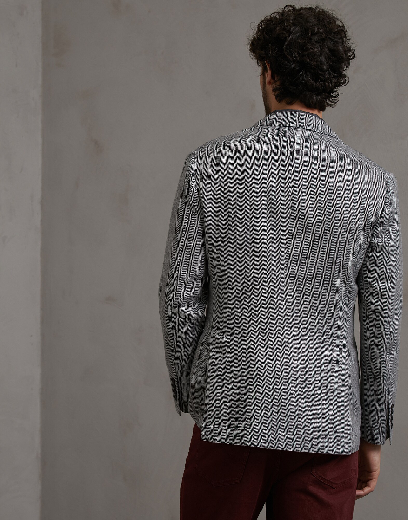 Single Breasted Blazer - Back