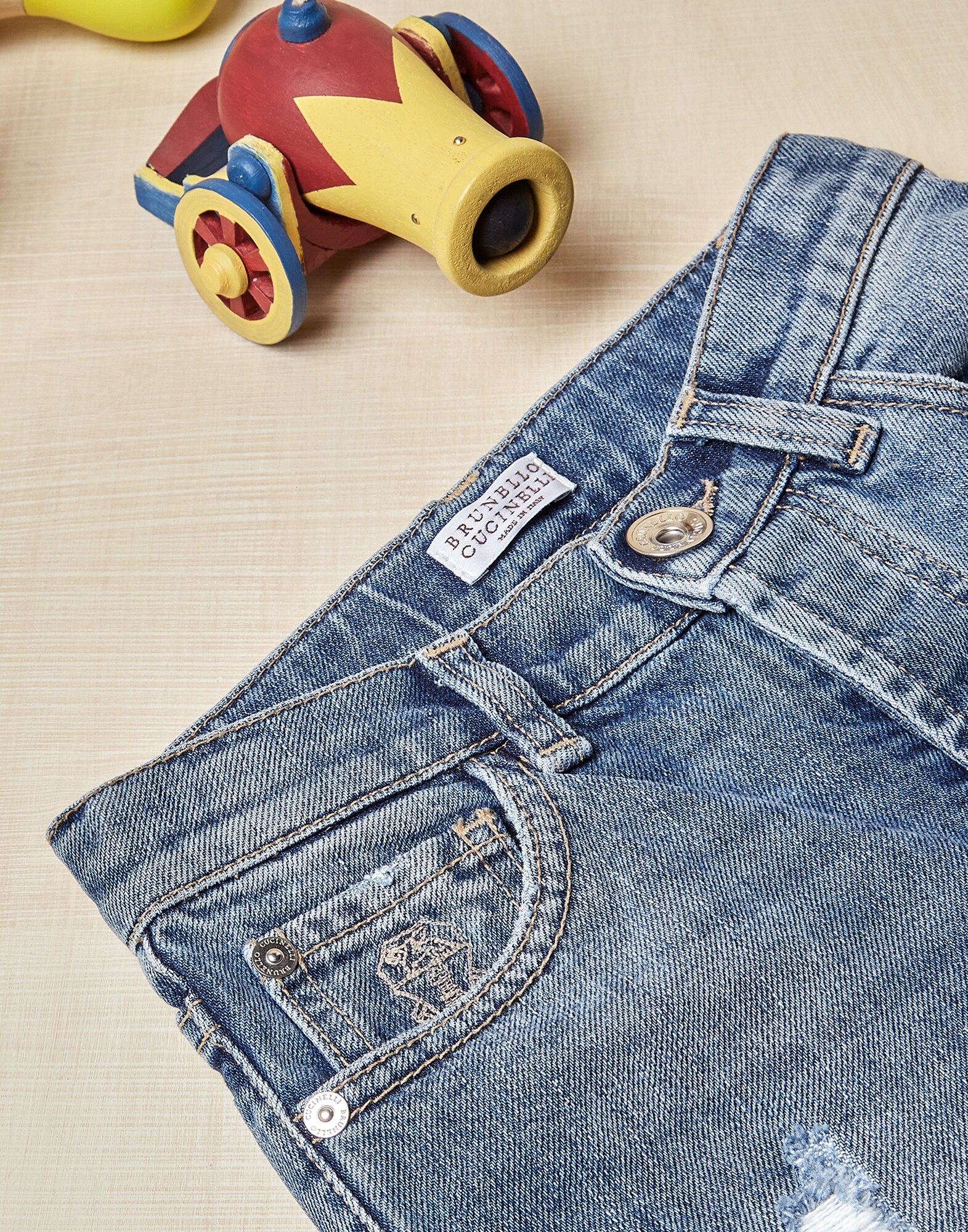 Denim trousers - Detail view