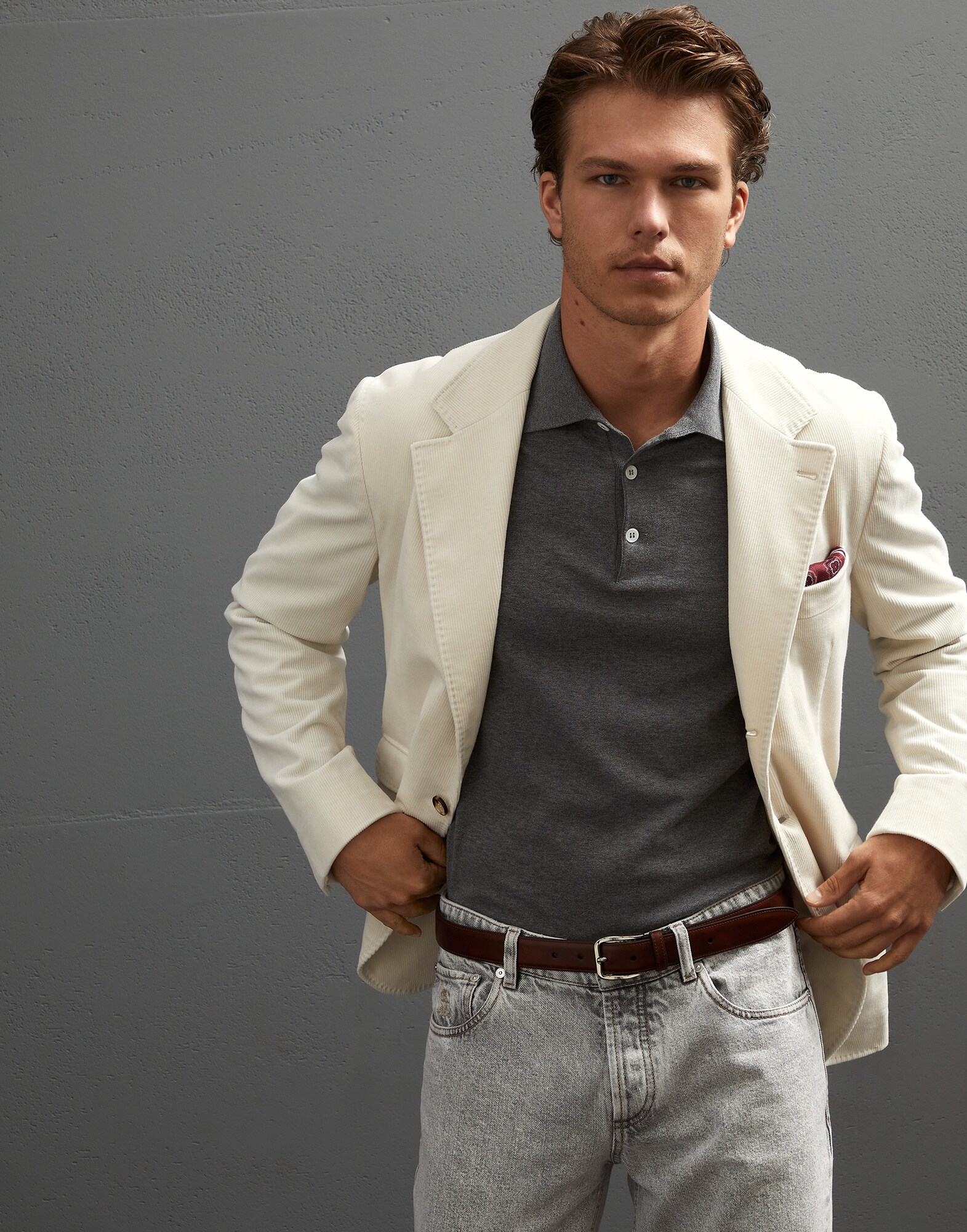 Polo-Style Sweater - Editorial view