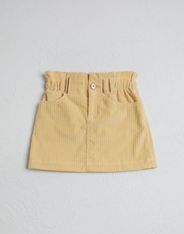 Cotton skirt Yellow Girl - Brunello Cucinelli 