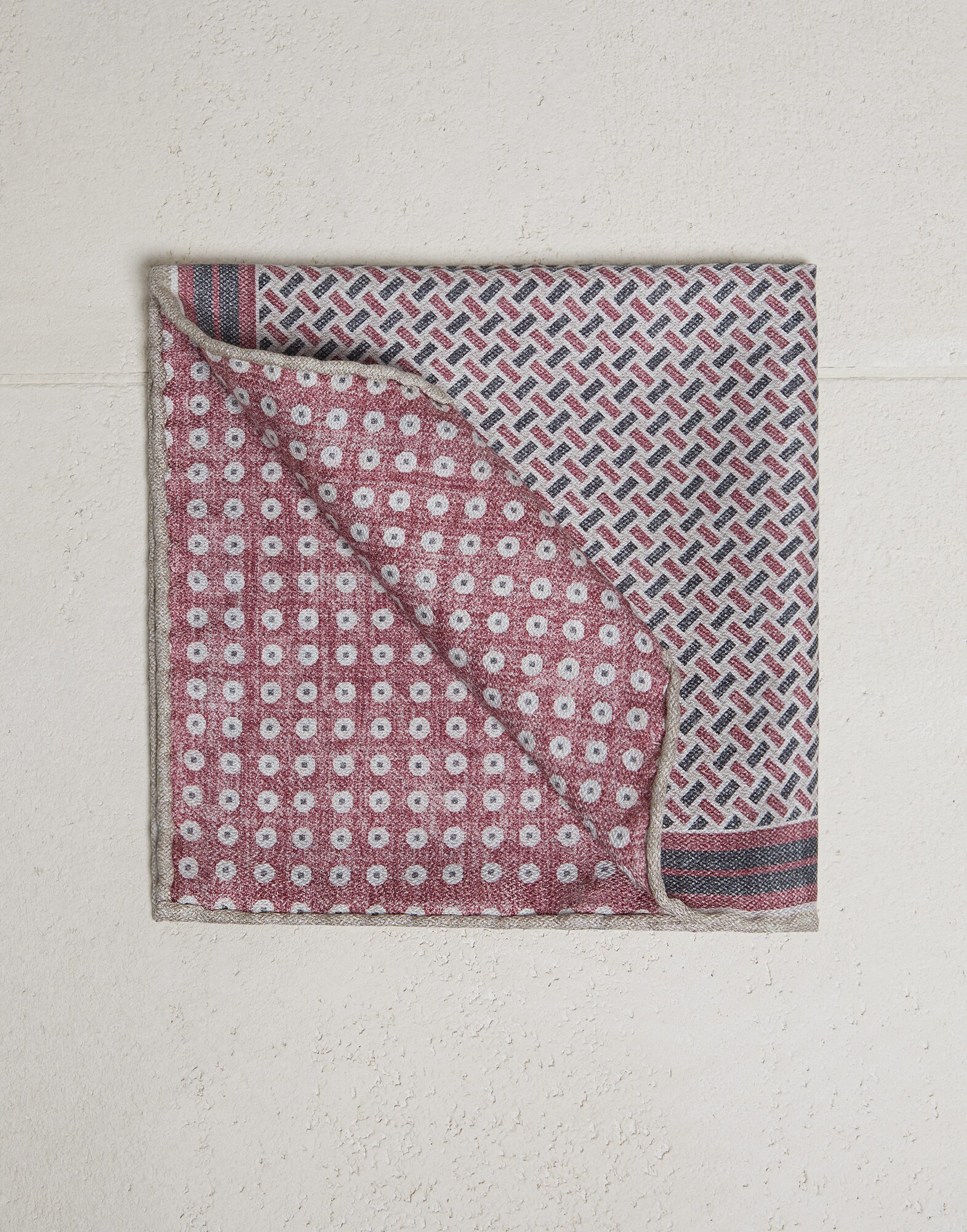 Pochette double face (221MW8770091CKE3201) Uomo | Brunello Cucinelli