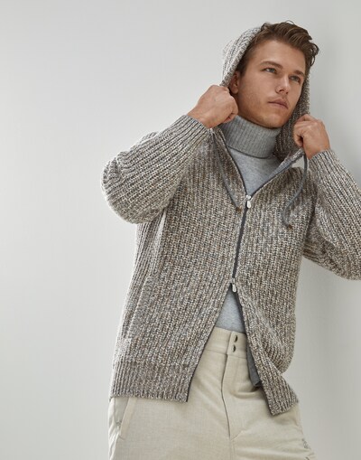 Zip-front Cardigan - Editorial view