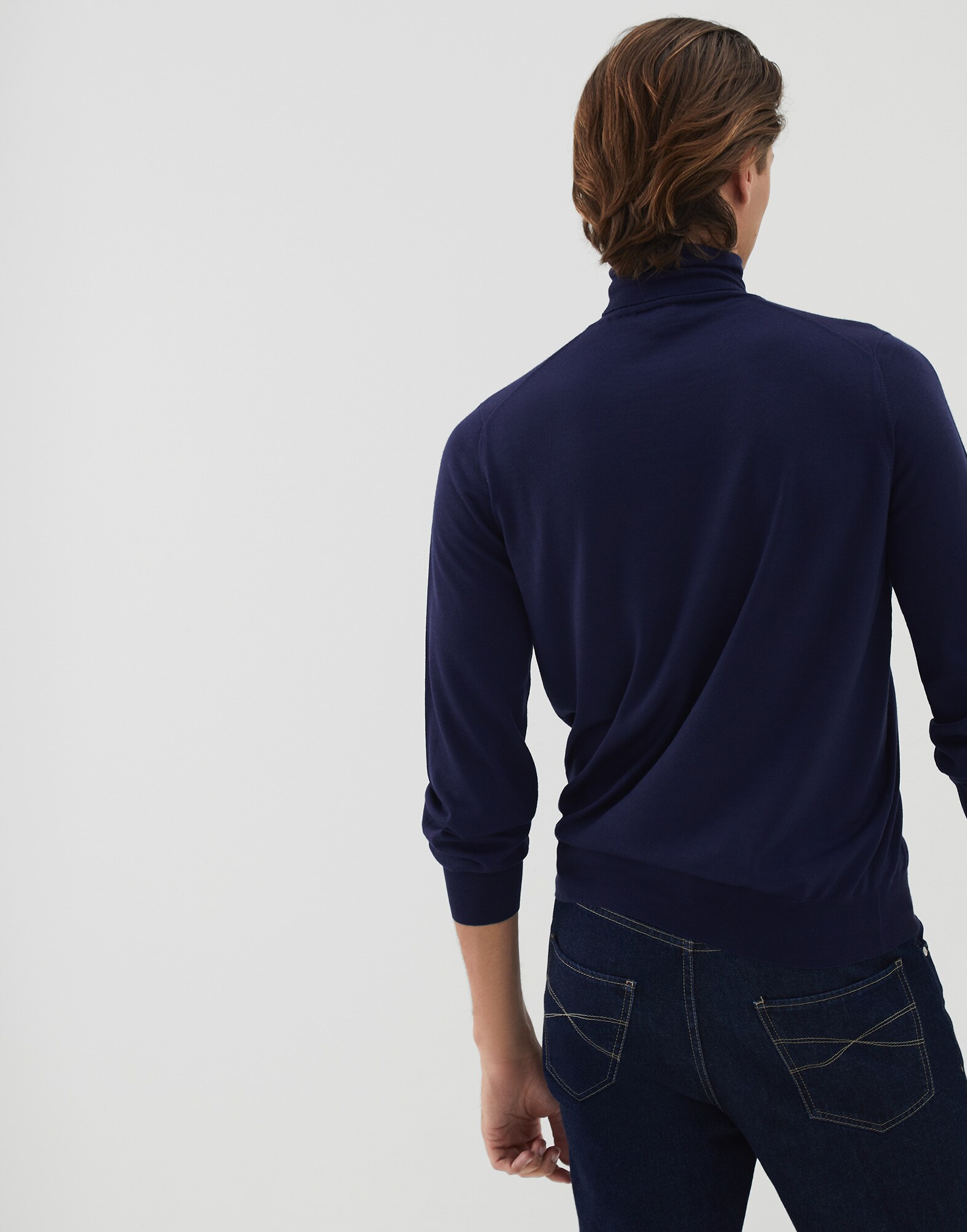 High Neck Sweater - Back