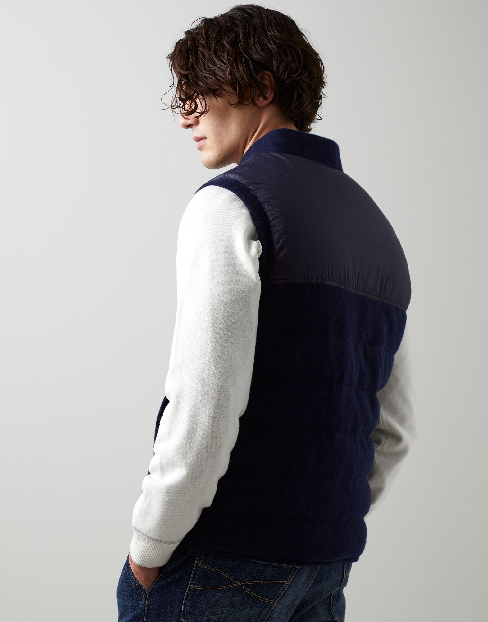Knit Down Jacket - Back view