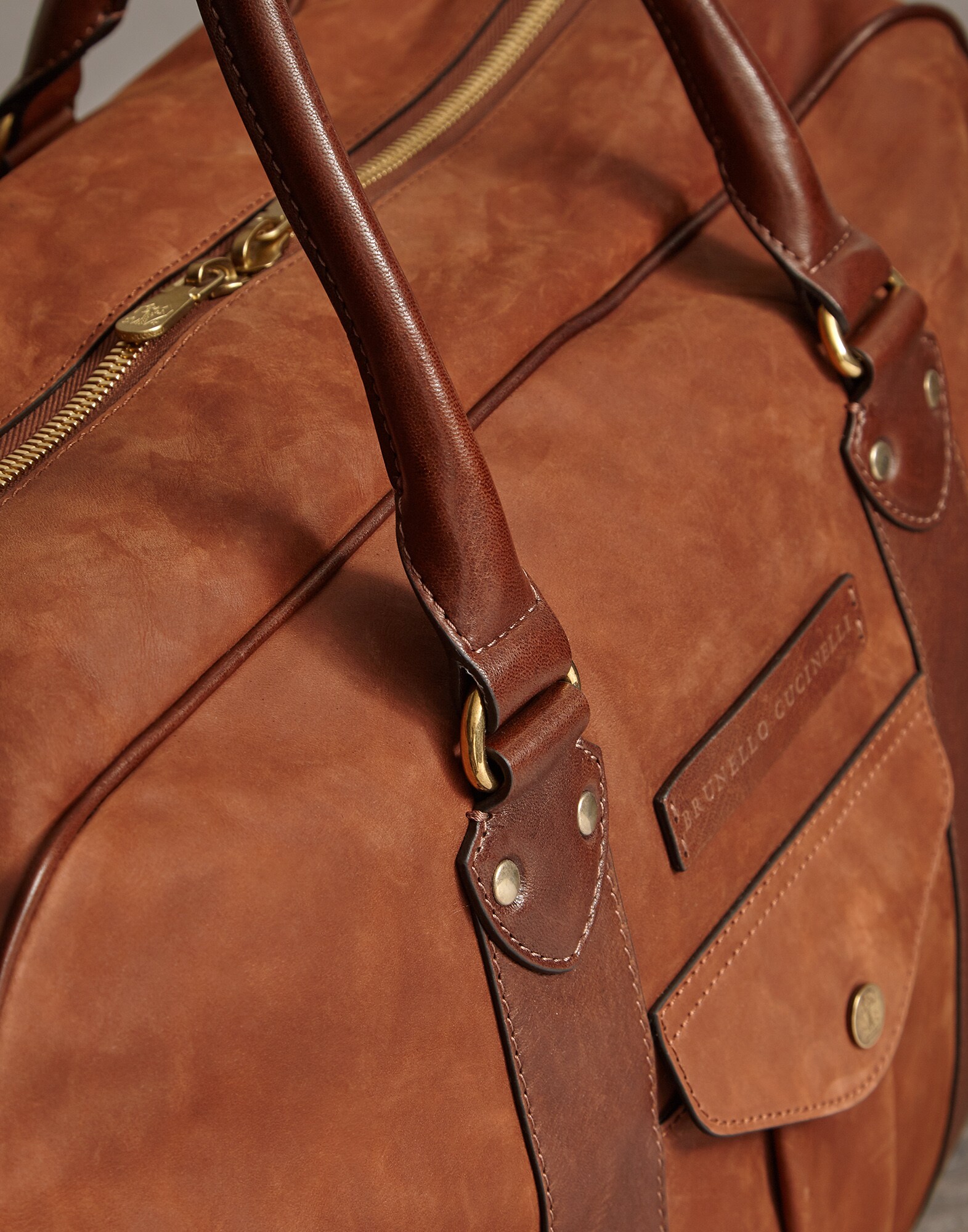 Leisure Bag Bark Man 3 - Brunello Cucinelli