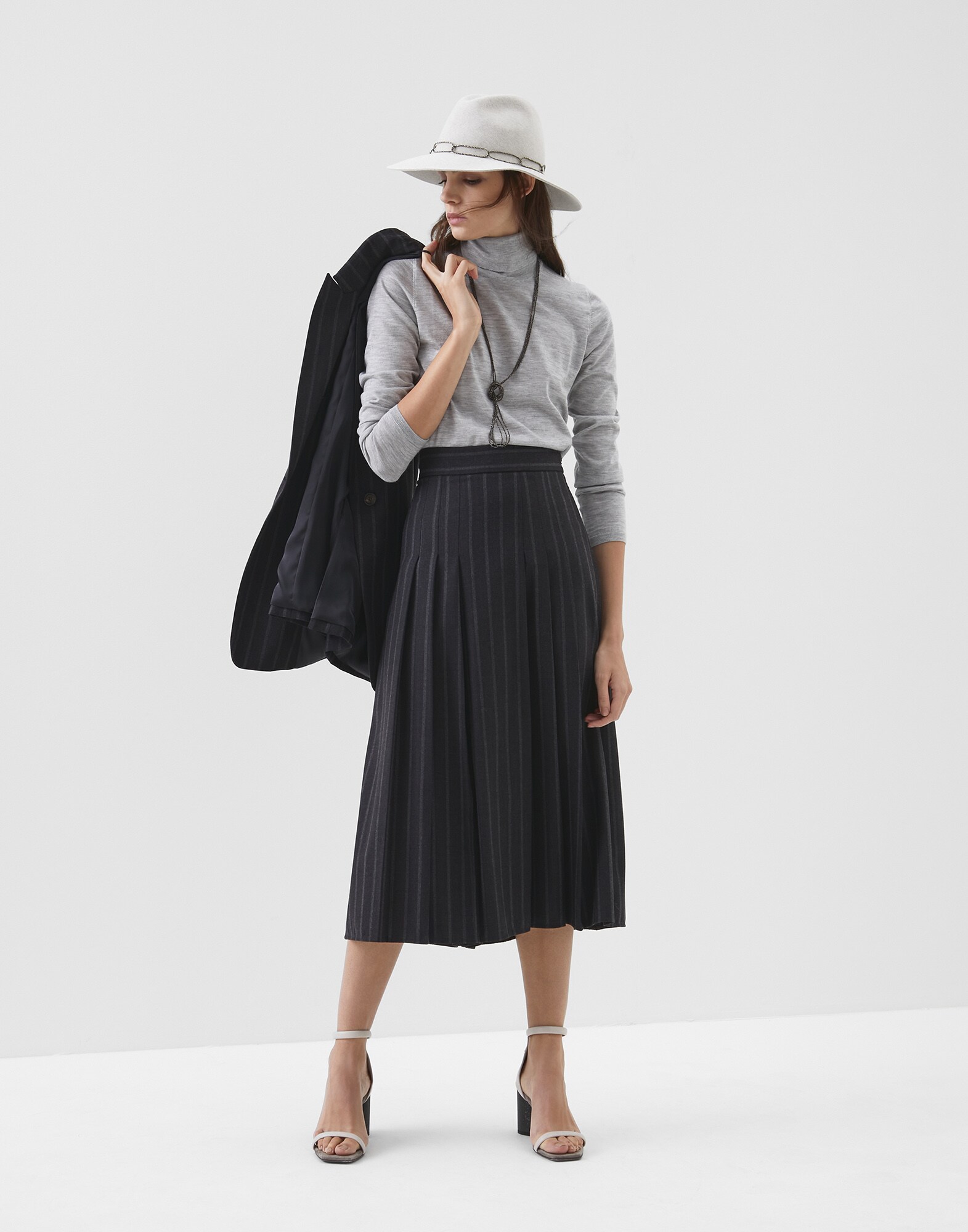 High Neck Sweater - Full look