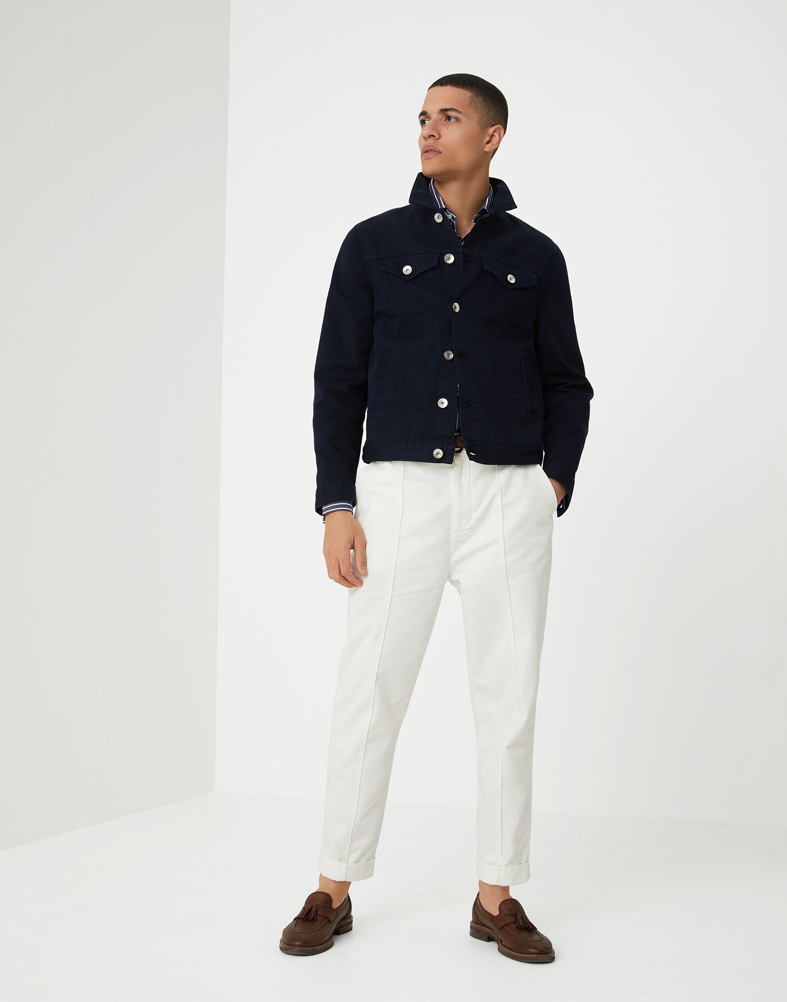 Camisa Cuello Francés - Look