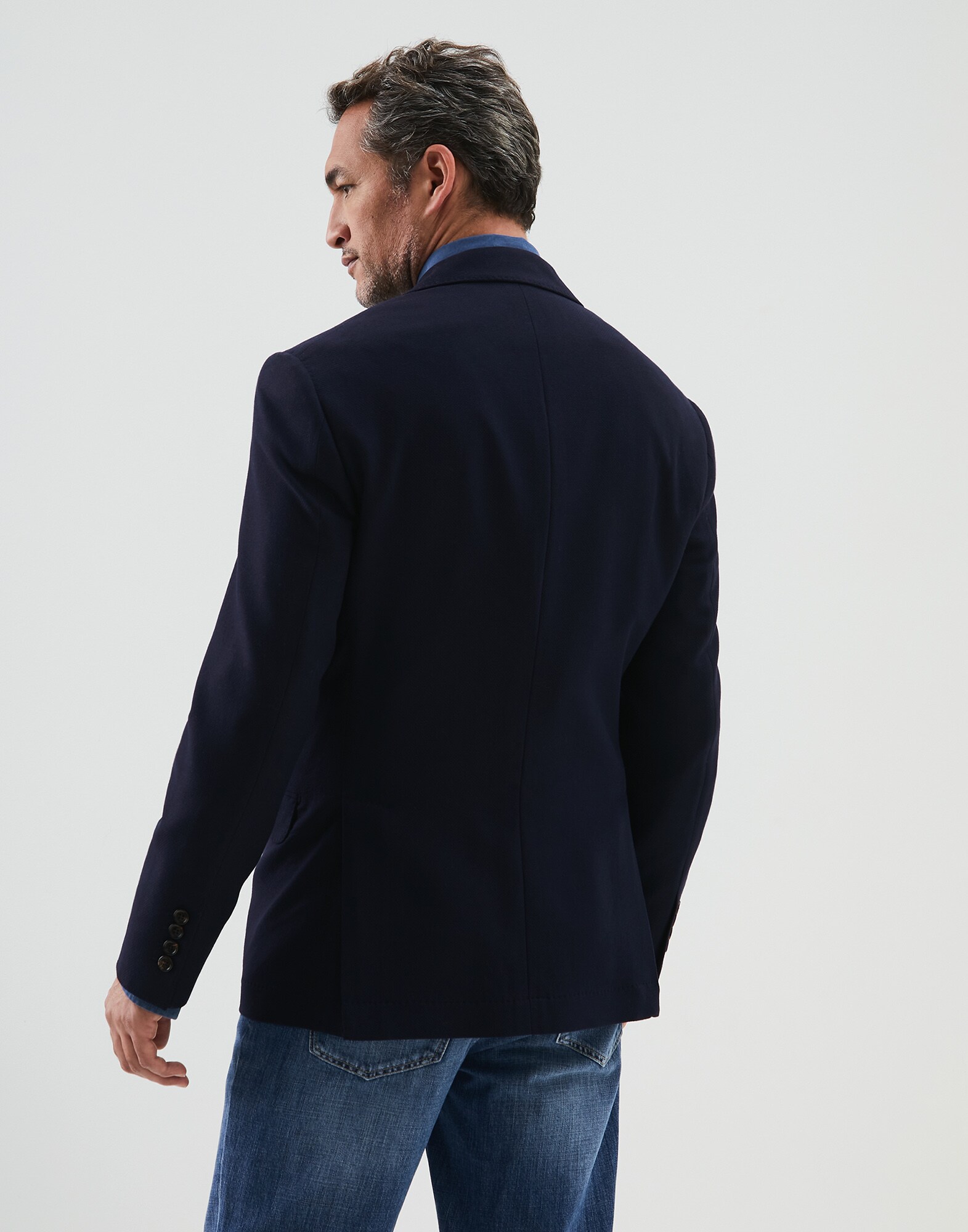 Single Breasted Blazer - Back view