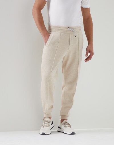 French terry trousers Sand Man - Brunello Cucinelli 