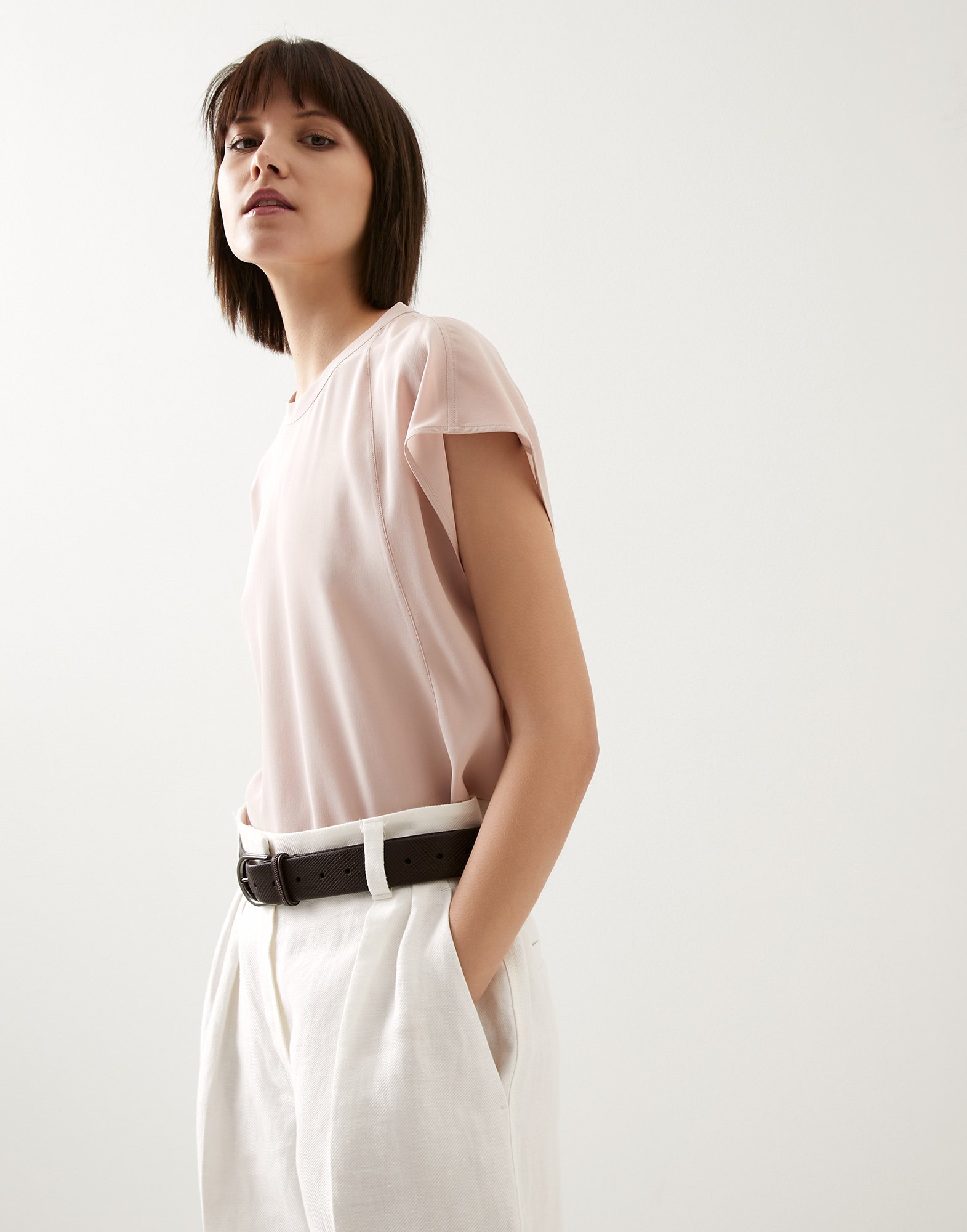 Haut avec Monile Rose Femme - Brunello Cucinelli