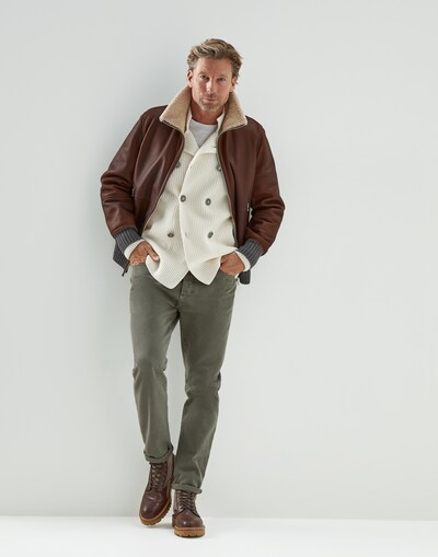 Button-front Cardigan - Full look