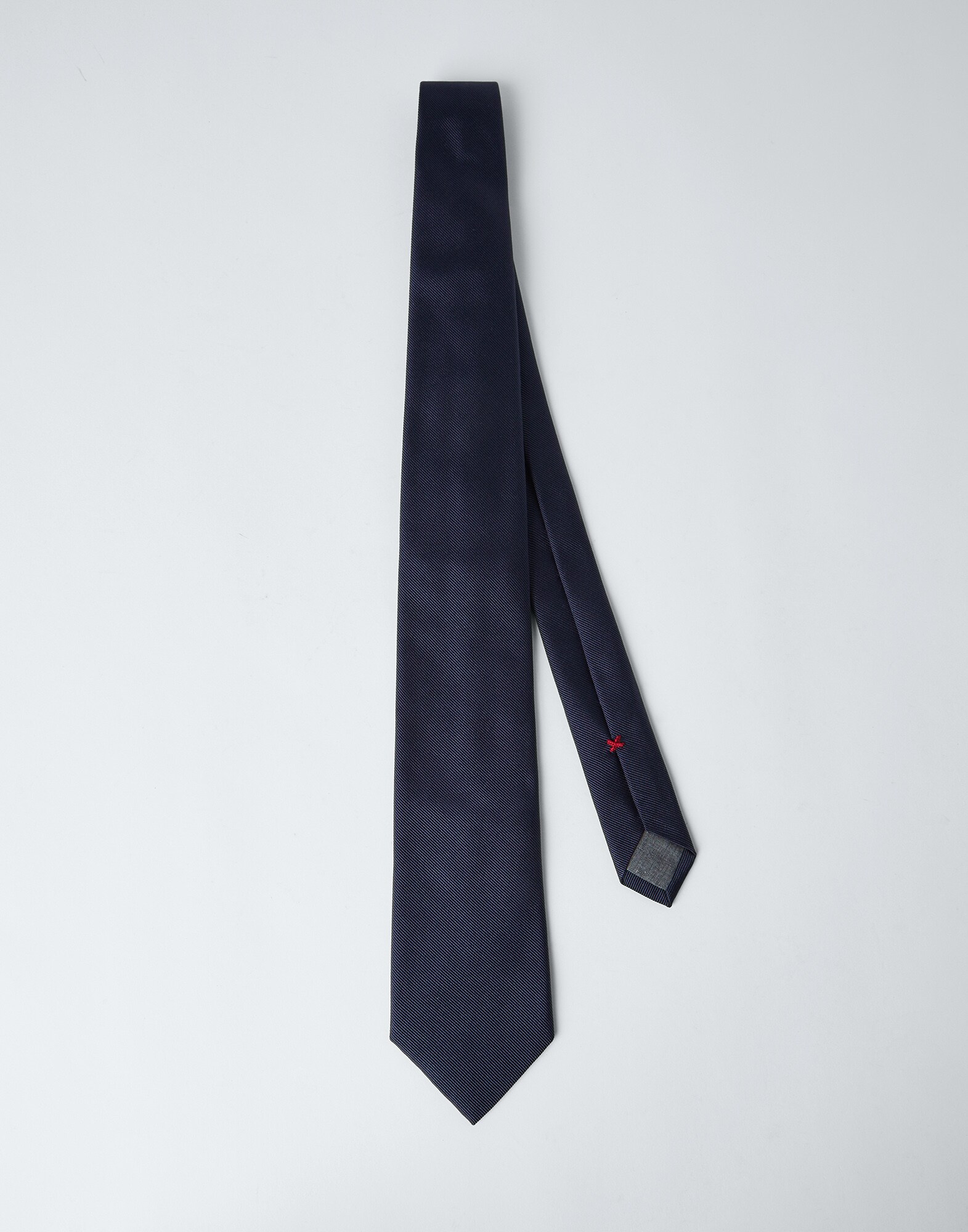 Corbata en sarga de seda