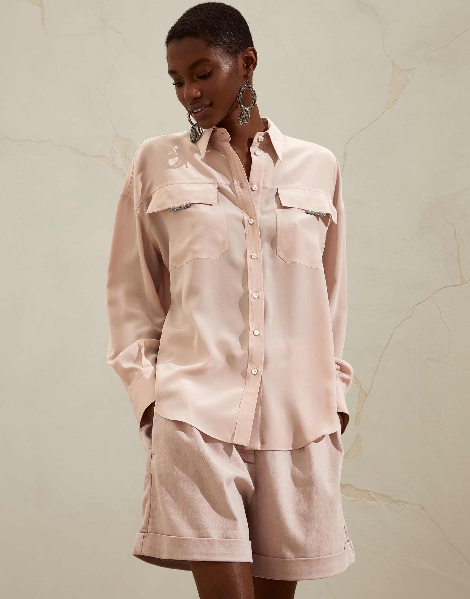Chemise en Soie - Vue frontale