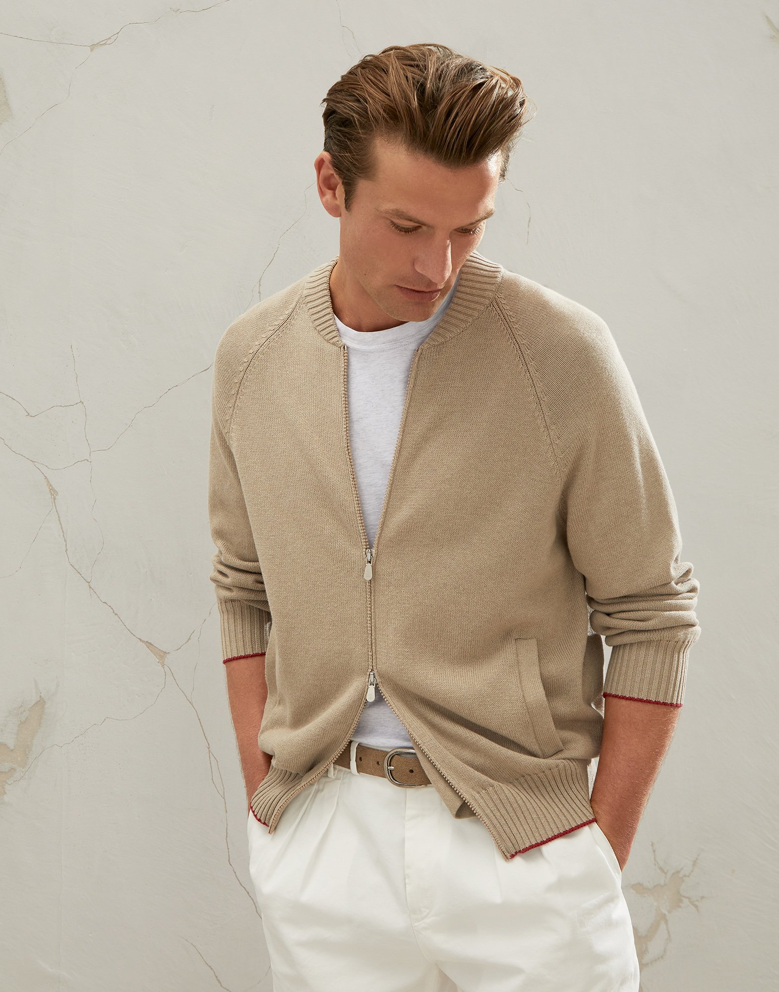 thick cardigan