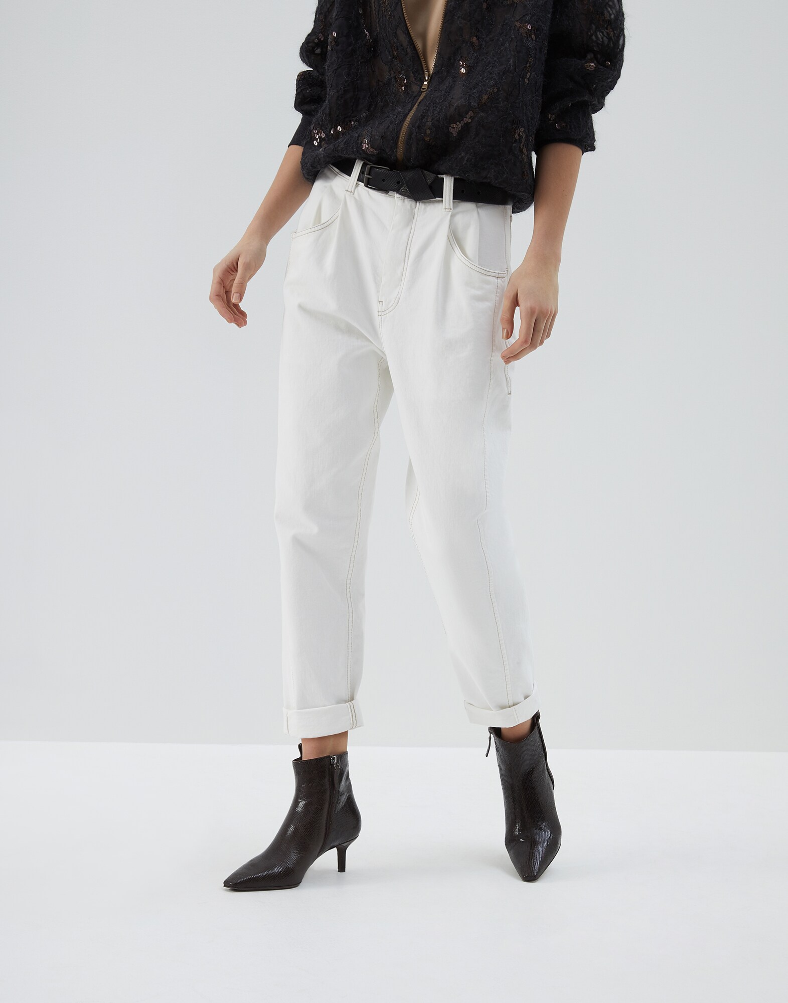 Denim Trousers - Front