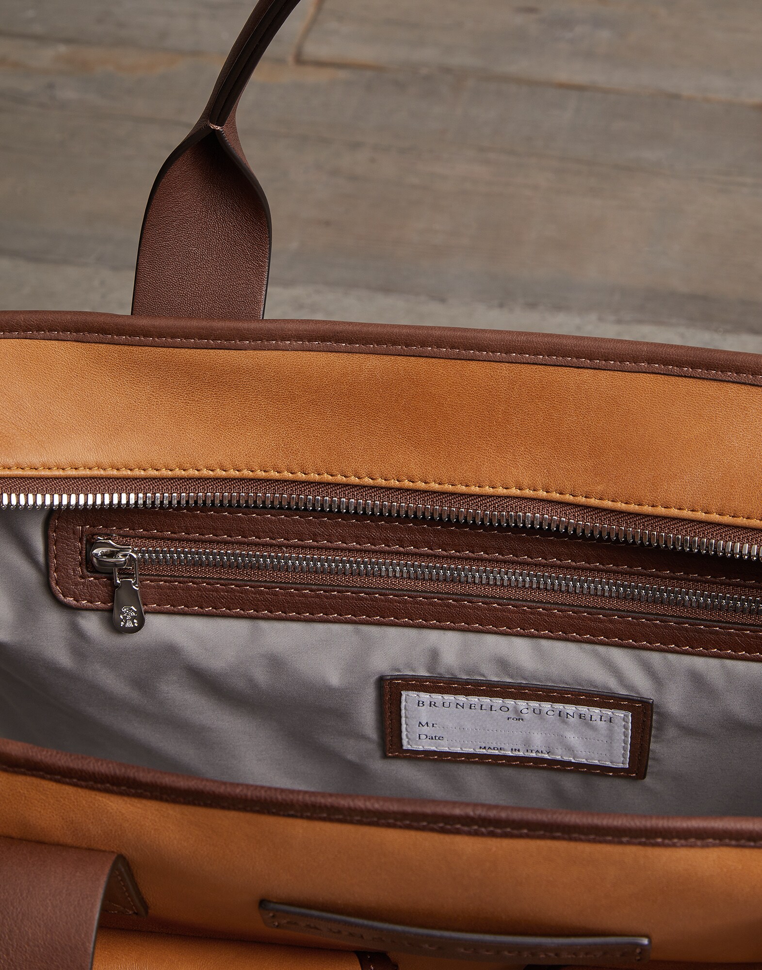 Leisure Bag Whiskey Man 3 - Brunello Cucinelli