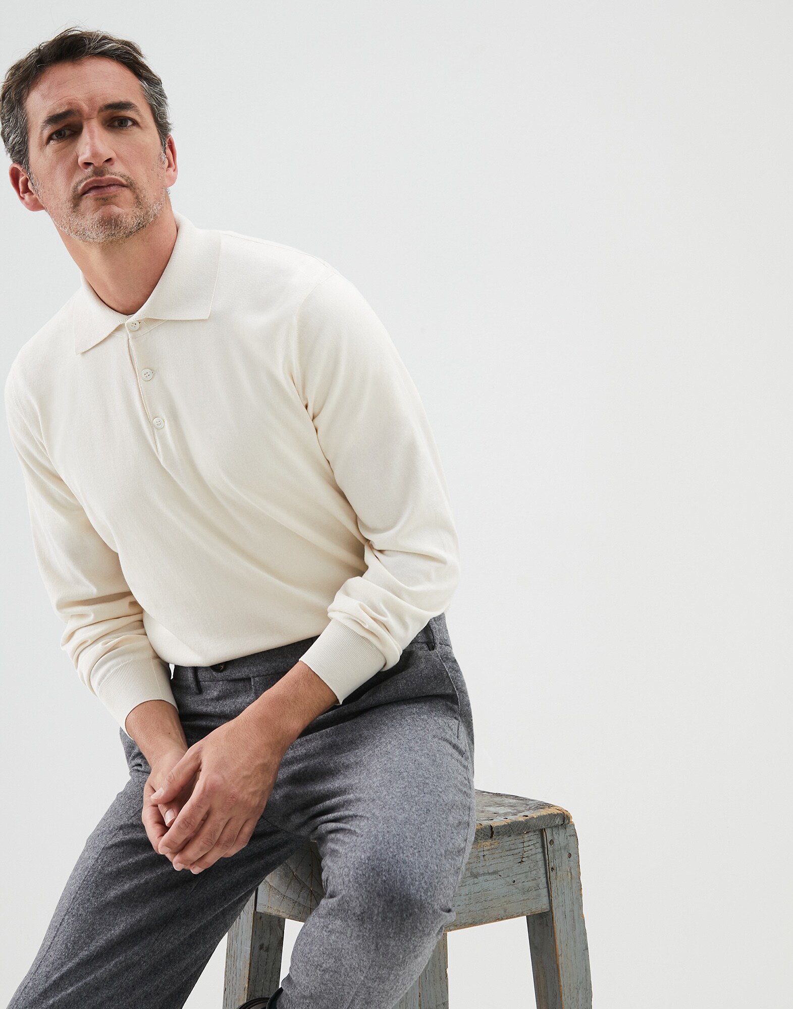 Polo-Style Sweater - Editorial