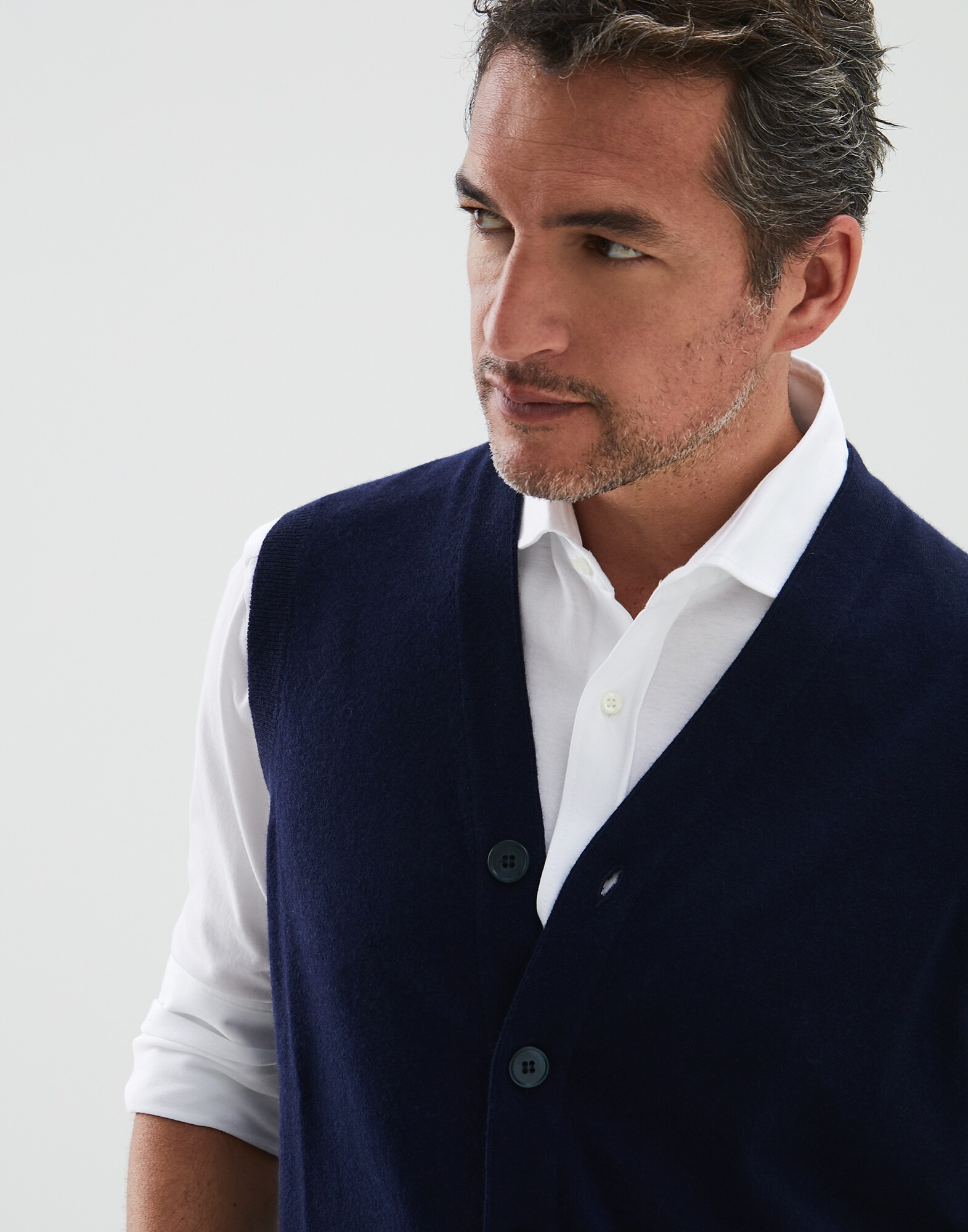 Button-front Cardigan - Detail