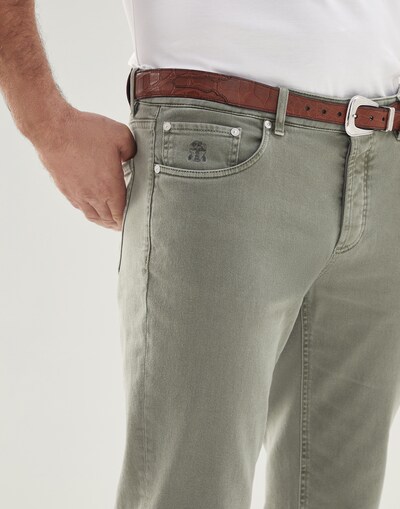 Denim Five-Pocket Trousers - Detail view
