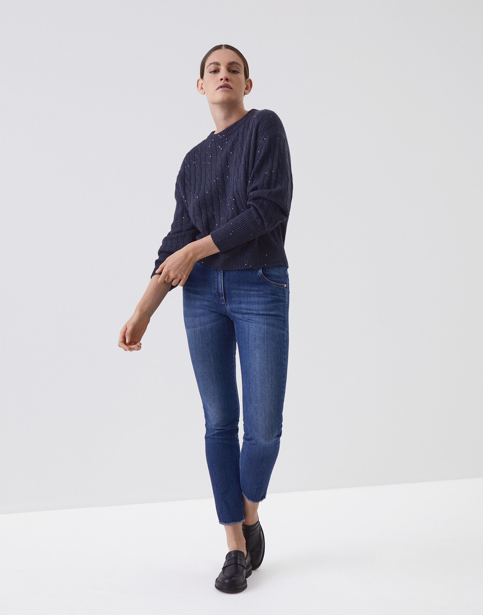 Джемпер с круглым вырезом - Look
