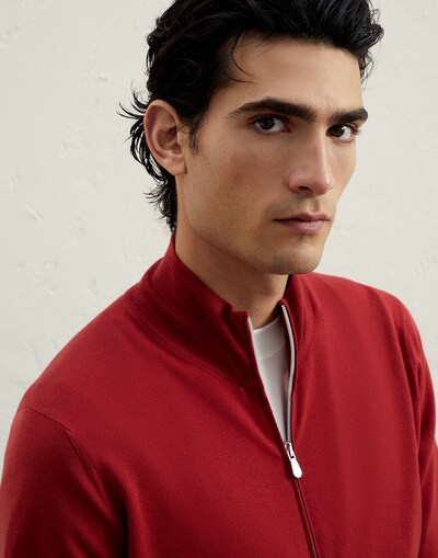 Zip-front Cardigan - Detail view
