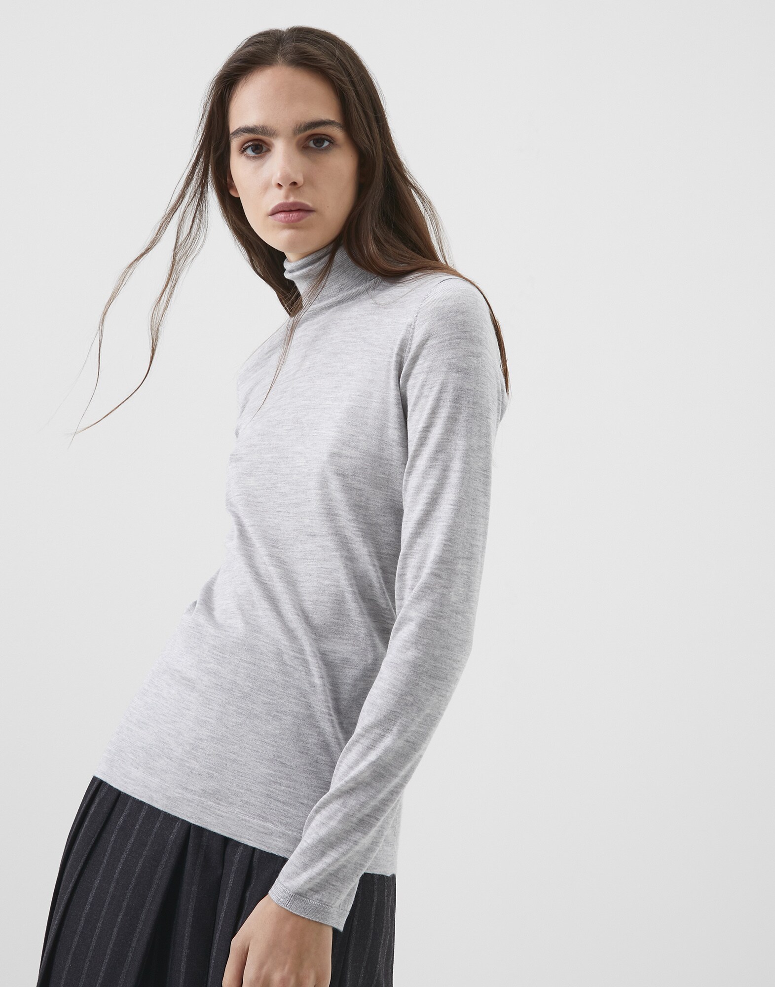 High Neck Sweater - Front view