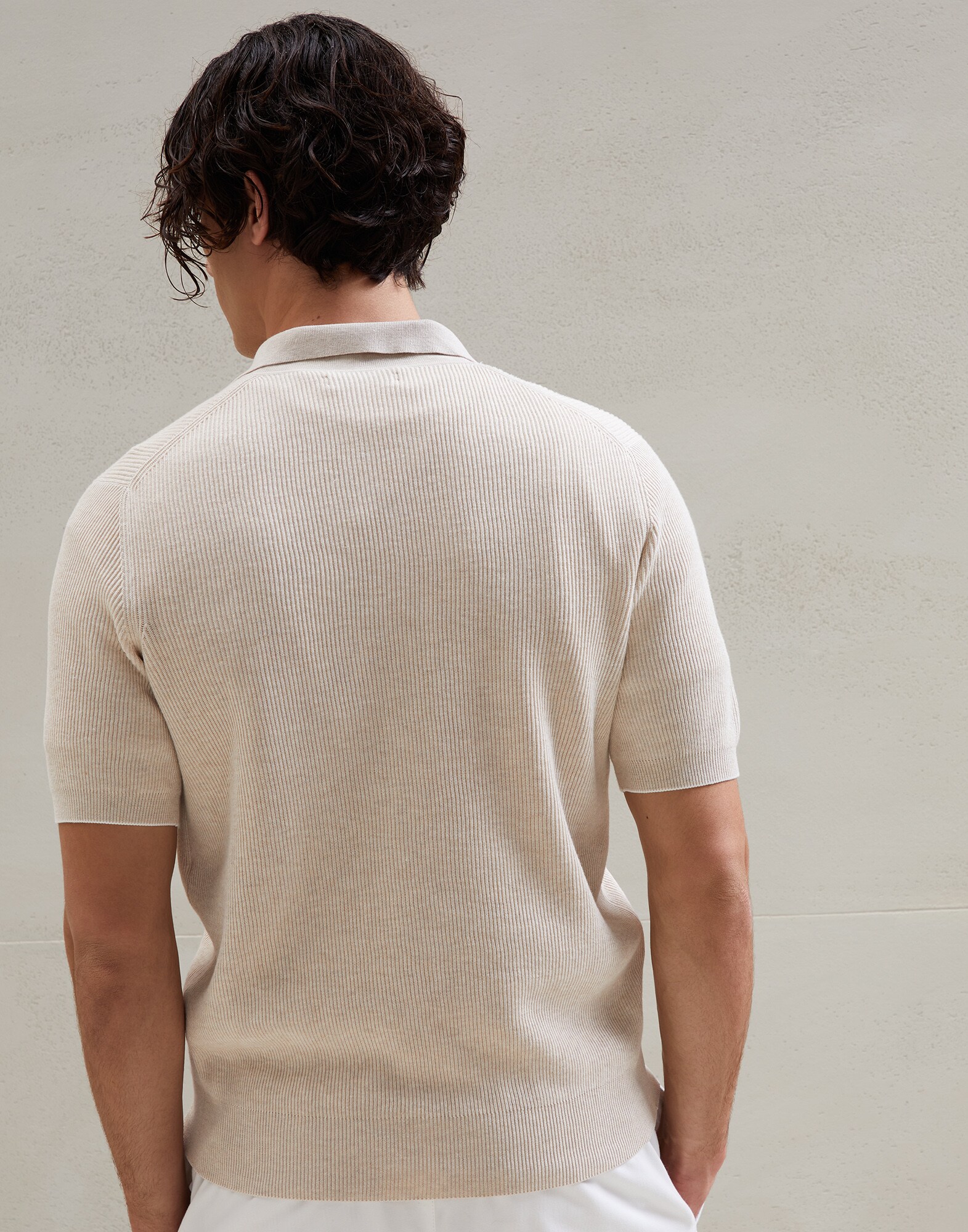 Polo-Style Sweater - Back view