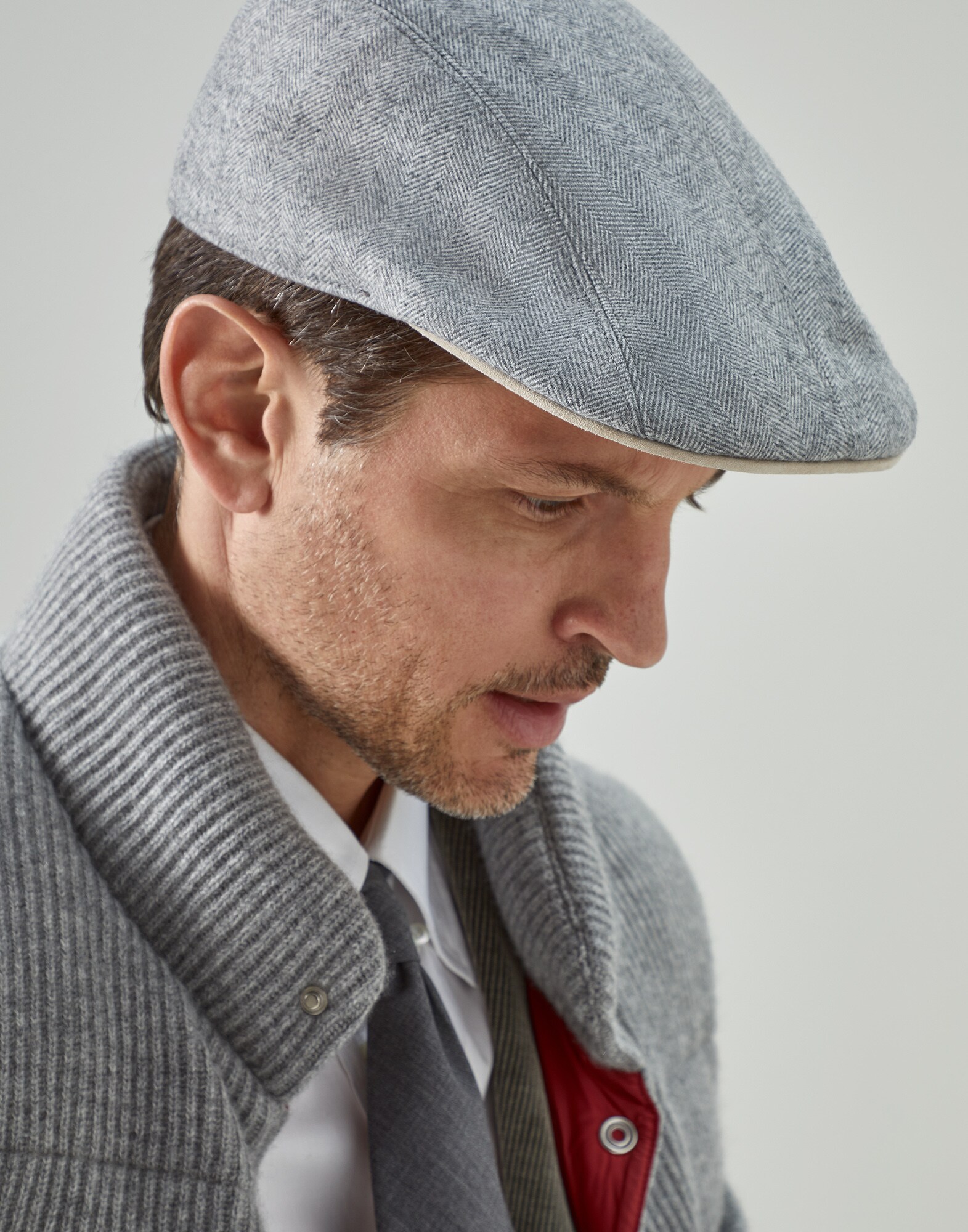 brunello cucinelli flat cap